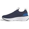 Adidas Uomo Cloudfoam Go Sock Shoes, Dark Blue/Halo Silver/Core Black, 46 2/3 EU