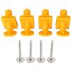 Aramox Set di Clip di Montaggio per Sottoscocca per Modelli Smart Fortwo W450 W451, 8 Pezzi Clip per Vite Base Motore A0019913970 Sostituzione Clip di Montaggio per Sottoscocca
