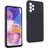 REY Cover in Gel TPU Nera per Samsung Galaxy A33 5G, Ultra Sottile 0,33 mm, Morbido Flessibile, Custodia Silicone