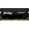 Kingston FURY Impact 8GB 3200MHz DDR4 CL20 Memoria Laptop Modulo Singolo, KF432S20IB/8, per Computer portatile, Nero