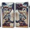 KENHONER Cover Compatibile con Oppo A3x 5G/4G, Premium Pelle PU Portafoglio Flip Libro Custodia per Oppo A3 5G/4G [Protezione Completa] - gatto