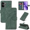 LACAE Cover a Libro per Xiaomi Poco X8 Pro Max - Custodia Flip PU Pelle con Porta Carte, Supporto, Magnetica Case (Green)