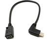 System-S - Cavo USB Tipo C 3.1 ad Angolo, 27 cm