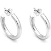 Giovanni Raspini / Rock / orecchini cerchio Silk mini / argento - 11394