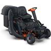 Yard Force E559 - Trattorino taglierba a batteria 56V/50Ah - Sacco di raccolta, scarico laterale e mulching