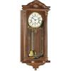 Hermle Orologio da Parete, Metallo, Ottone, Vetro, Legno
