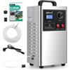 CGOLDENWALL Generatore di Ozono per Lab/Industriale con Pietra di Aerazione e Tubo di Guida del Flusso, Timer da 0-120 Minuti, Rimozione degli Odori e Trattamento delle Acque Reflue (100W 5g/h)