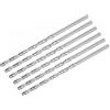sourcing map HSS, punte elicoidali extra lunghe, 5,5 mm, diametro 160 mm, lunghezza 6 pezzi