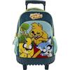 CYPBRANDS Zaino unisex per bambini, blu, taglia media, stile Mikecrack, casual, prodotto ufficiale