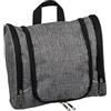 Relaxdays Beauty Case da Viaggio, per Uomini e Donne, Scomparti, Necessaire Impermeabile da Viaggio, Trousse, Grigio
