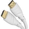 KabelDirekt - Cavo HDMI 4K - 10m e lunghezze maggiori (7,5m-22,5m) - Cavo HDMI progettato in Germania - Supporta 4K@60Hz, UHD, HDR, ARC, Ethernet - HDMI Cavo per TV, PC, PS5, Xbox, Switch, bianco