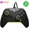 PDP Wired Controller Electric Black for Xbox Series X|S, Gamepad, Wired Video Game Controller, Gaming Controller, Xbox One, Officially Licensed - Xbox Series X, 049-012-GY
