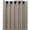 MERCATOOLS Filtro separatore lamelle inox AISI 430 490 x 390 x 50 mm