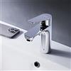 AM.PM Hit - Rubinetto miscelatore per lavabo con miscelatore monocomando, cartuccia in ceramica SoftMotion, aeratore Neoperl, antigraffio, facile da pulire, durevole, cromato, disponibile in 2 altezze