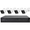 PNI Kit videosorveglianza PNI House IPMAX POE 3LR, NVR con 4 porte POE e 10 in rete