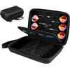 SubTack Custodia per Freccette Professionale - Porta 12 Darts con Punta in Acciaio/Morbida, 3 Livelli Organizzatore per Accessori