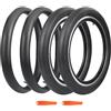 ZUKKA 2Pcs Pneumatici BMX pieghevoli da 20 pollici 20x2.40 compatibili con biciclette per bambini, MTB, Mountain Bike, MX Freestyle 20x2.40, con camere d'aria e valvole, neri