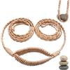 Lord of Battles Balearic Roman Greek Sling Handcrafted Braided Cords Throwing Slingshot for Historical Reenactments