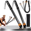 AUNGKWANG Corde da Battaglia, Battle Rope, Fune Pesanti Per Allenamento, Resistenza Regolabile Attrezzo Palestra, Allenamento a Casa, per Home Gym, Cardio, HIIT, Forza e Muscolazione