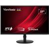 ViewSonic Monitor 27" Full HD Nero con Tecnologia LED e Pannello IPS