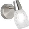 RL LIVE YOUR LIGHT Reality R80021007 Colmar Spot Singolo, E14, Diffusore in Vetro Satinato