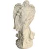 Relaxdays Angelo Tomba XXL, Pietra Artificiale, Resistente intemperie/Gelo/UV, 46,5x23x14 cm, Crema