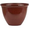 The HC Companies Fioriera, Resina, Chili Red Crackle, L