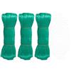 Relaxdays Set da 3 Reti Anti Uccelli di Protezione Orto da 10x4 m, Maglia 20x20mm, Telo Copri Piante da Giardino, Verde