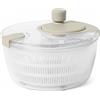 Amazon Basics Centrifuga per Insalata, Senza BPA, 4L, Grigio Lino