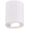 Trio Leuchten Cookie 612900131 - Plafoniera in metallo bianco opaco, 1 lampadina GU10