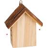 Relaxdays Casetta per Coccinelle, Legno d'Abete, da Appendere e Poggiare, Giardino e Balcone, 22,5x19x12,5 cm, Naturale
