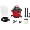 CRAFTSMAN CMXEVBE18595 Aspirapolvere bagnato e secco da 16 galloni, 6,5 CV, aspirapolvere resistente con 4 sacchetti di raccolta della polvere e accessori