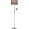Trio Leuchten Trio Lighting 403900211, lampada da terra in metallo, nichel opaco, ‎40 x 40 x 170 cm