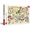 Trefl - Erbario: Erbe Medicinali - Puzzle 500 Tessere - Puzzle fai da te con Grafica Retrò, Piante, Intrattenimento Creativo, Divertimento, Puzzle Classico per Adulti e Bambini dai 10 anni
