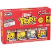 Funko Bitty POP! 4 Pack: The Simpsons - Bart, Mr. Burns, Krusty the Clown, Mystery Mini Figure - 1 in 6 chance of receiving the rare Chase variant - Styles may vary - 0,9 pollici (2,2 cm)