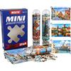 MISITU Confezione da 3 mini puzzle da 150 pezzi per adulti - Vista di Venezia - Puzzle da viaggio come decorazione per la casa