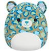 Squishmallows SQCR04131 - Peluche ufficiale Kelly Toys, Enos der Leopard, 30 cm, morbidissimo peluche