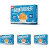 Colussi Il GranTurchese - Biscotti Frollini con Buchi, Farina Italiana, Packaging con Carta Certificata FSC da 800g, 12 Confezioni Salvafreschezza (Confezione da 4)