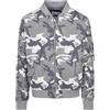 Urban Classics Giacca Vintage Mimetica in Cotone Bomber, Multicolore (Snow Camo 787), S Uomo