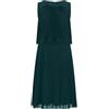 Apart Fashion Abito da Donna in Chiffon, Smeraldo, 42