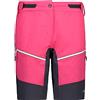 CMP Pantaloncini Ciclismo Free Bermuda Mesh Donna, Fragola, EU 36