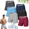 IGOLUMON Boxer Uomo in bambù Confezione da 6, Mutande Boxer Uomo Intimo Multipack con Elastico in Vita, Ultra Morbido Comodi e Traspiranti Intimo Maschile