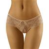 Wolbar Slip Femminile in Pizzo Floreale WB425, Beige,S