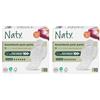 Naty assorbenti maternità con ali | 100% cotone biologico certificato a contatto con la pelle | Sicuri, senza profumo, 0% plastica convenzionale | Morbidi post parto, assorbenti | 10 pezzi