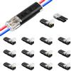CJMUQHEHH 12 connettori per auto a 2 poli, connettori per cavi, connettori impermeabili, 18 - 22 AWG, connettori a giunzione rapida, morsettiere elettriche, cavi e connettori per auto
