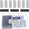 JTAREA 6 AWG Connettori di Testa Non Isolati Connettori Elettrici Kit con Tubo Termorestringente Cavo Elettrico Crimpare Terminale 16 mm² Connettore Capicorda Elettriche (Confezione da 20 Pezzi)