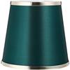 EPIGEIST Paralume in tessuto vintage per lampada da tavolo, robusto tessuto di cotone e paralume di ricambio in verde scuro, compatibile con lampade da tavolo e da terra, elegante accessorio di luce