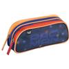Quo Vadis - Astuccio per la scuola - Rettangolare - Pac man - Neon - Tela - Poliestere - 2 scomparto(i)