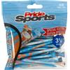MASTERS GOLF TEE BAMBOO PAINT SPLATTER 2 3/4 PACK 45PC