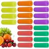 KEORHEZ 20 Pezzi Aligner Chewies Riutilizzabili Ortodontico Morso Stick 5 Gusti Lavabili Adatti per Apparecchi Ortodontici (Giallo, Viola, Verde, Rosso, Arancione)